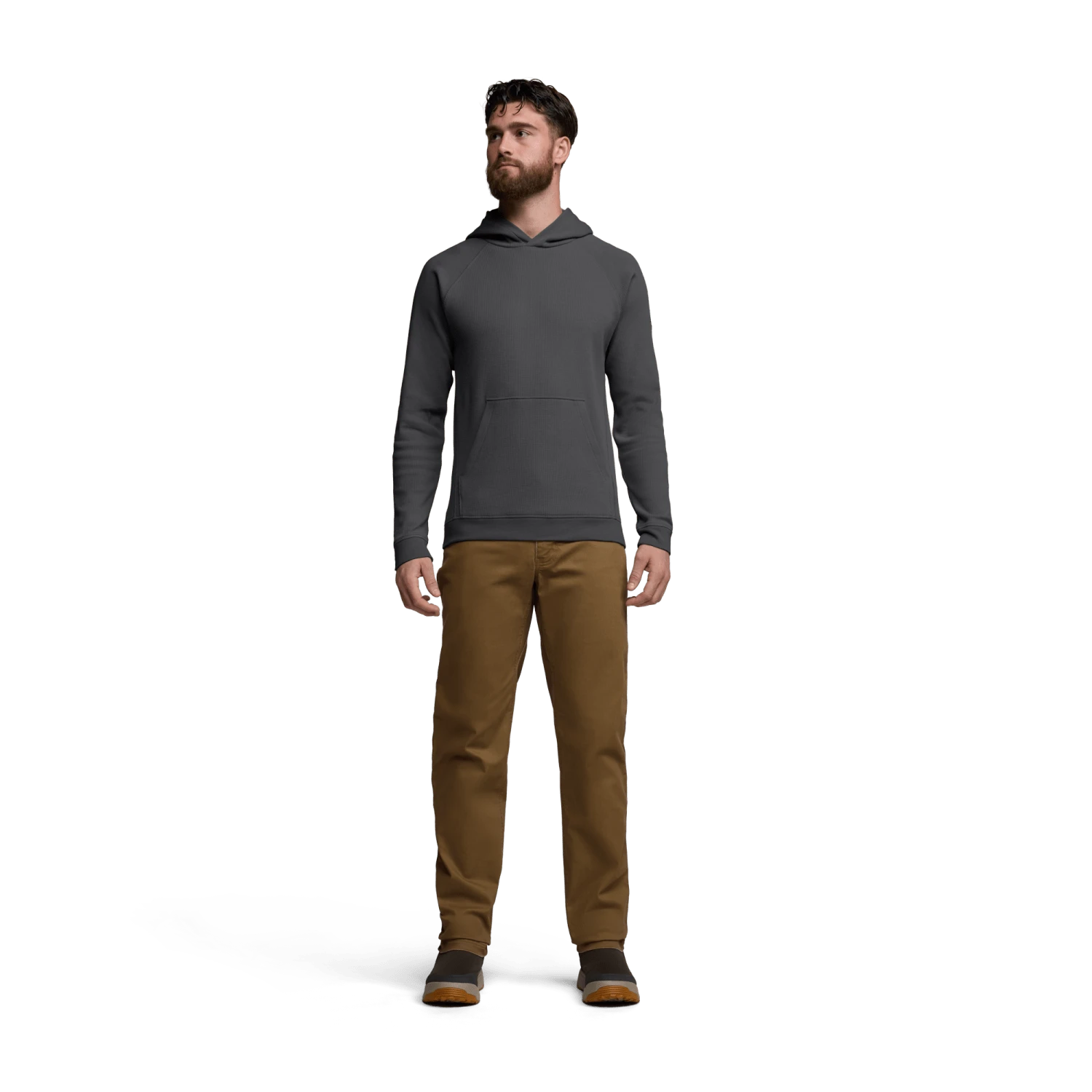 Waffle Pullover Hoodie