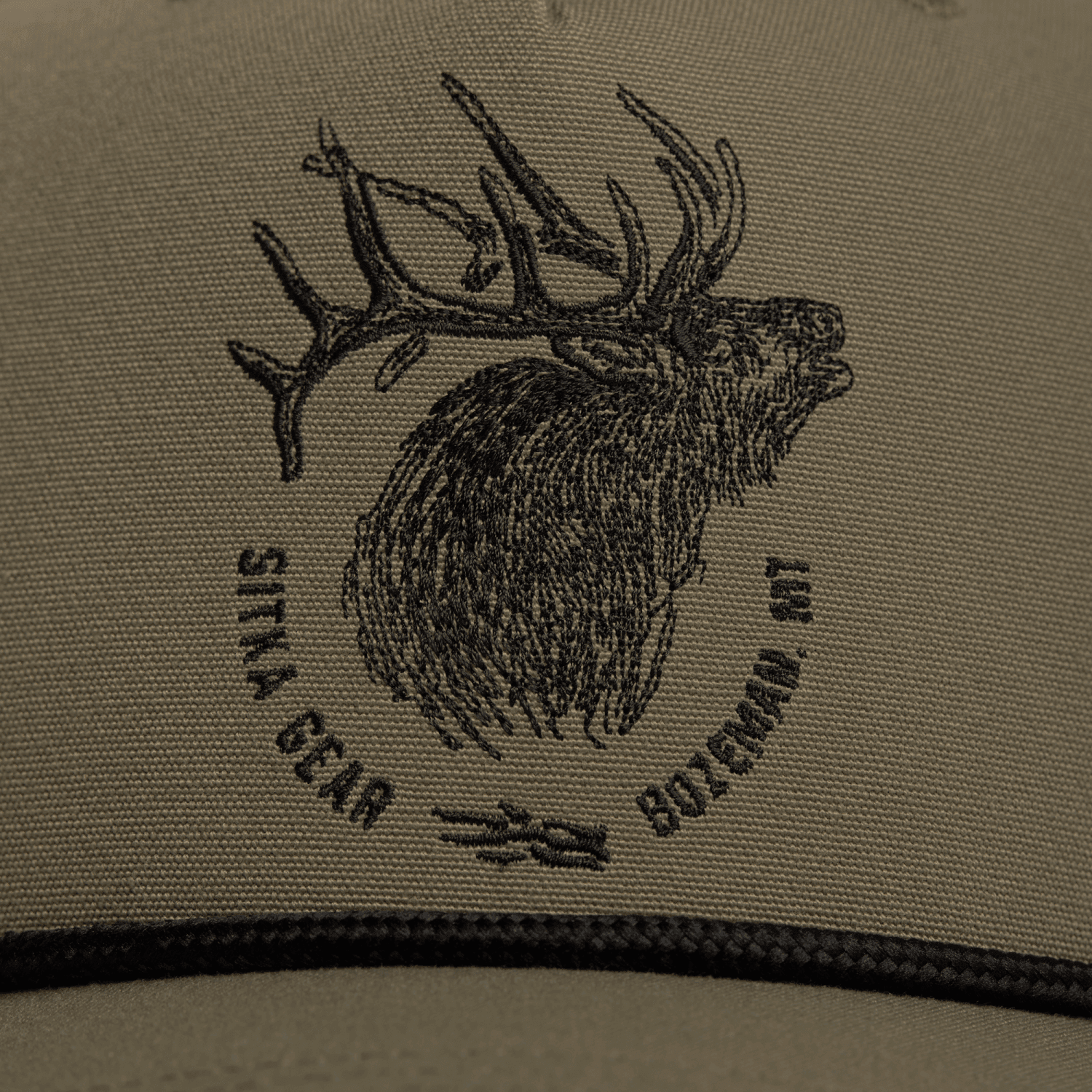 Elk Sketch Retro 5 Panel Snapback